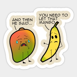 Mango and banana Sticker